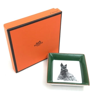 エルメス Scottish terrier オクタゴナルプレート 21cm 八角皿 スコティッシュテリア SY4892T HERMES | Scottish Terrier Dog Ashtray – SECOND OCEAN SECRET STORE