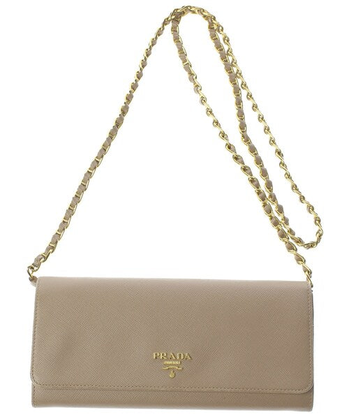 Prada Wallet On A Chain Textured-leather Shoulder Bag, ModeSens